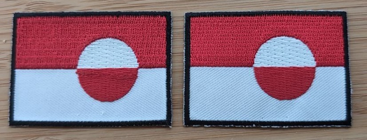 Naszywki z flagą Grenlandii